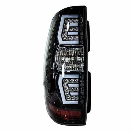 RENEGADE Led Sequential Tail Light Set Gloss Black / Clear CTRNG0663-GBC-SQ